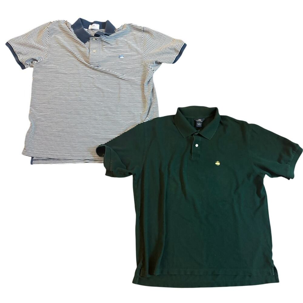 Southern Tide & Brooks Brothers Polo Shirt Lot XL Cotton Preppy‎ Classic EUC